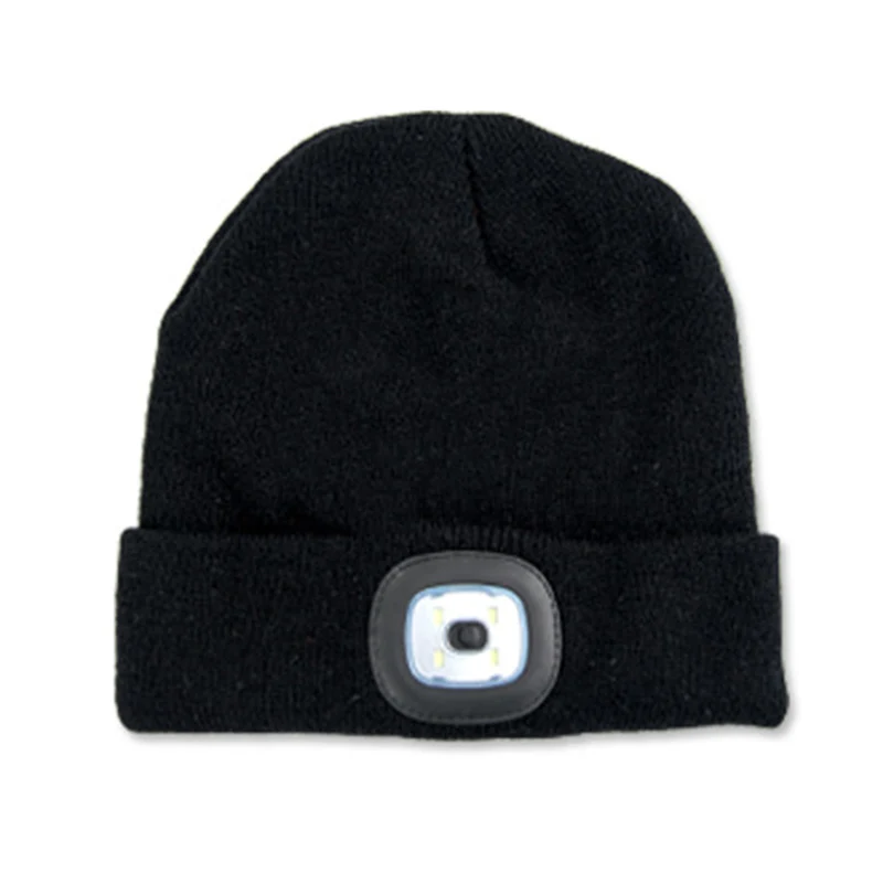 Светодиодный шапка USB Перезаряжаемые вязаная с светильник для приготовления