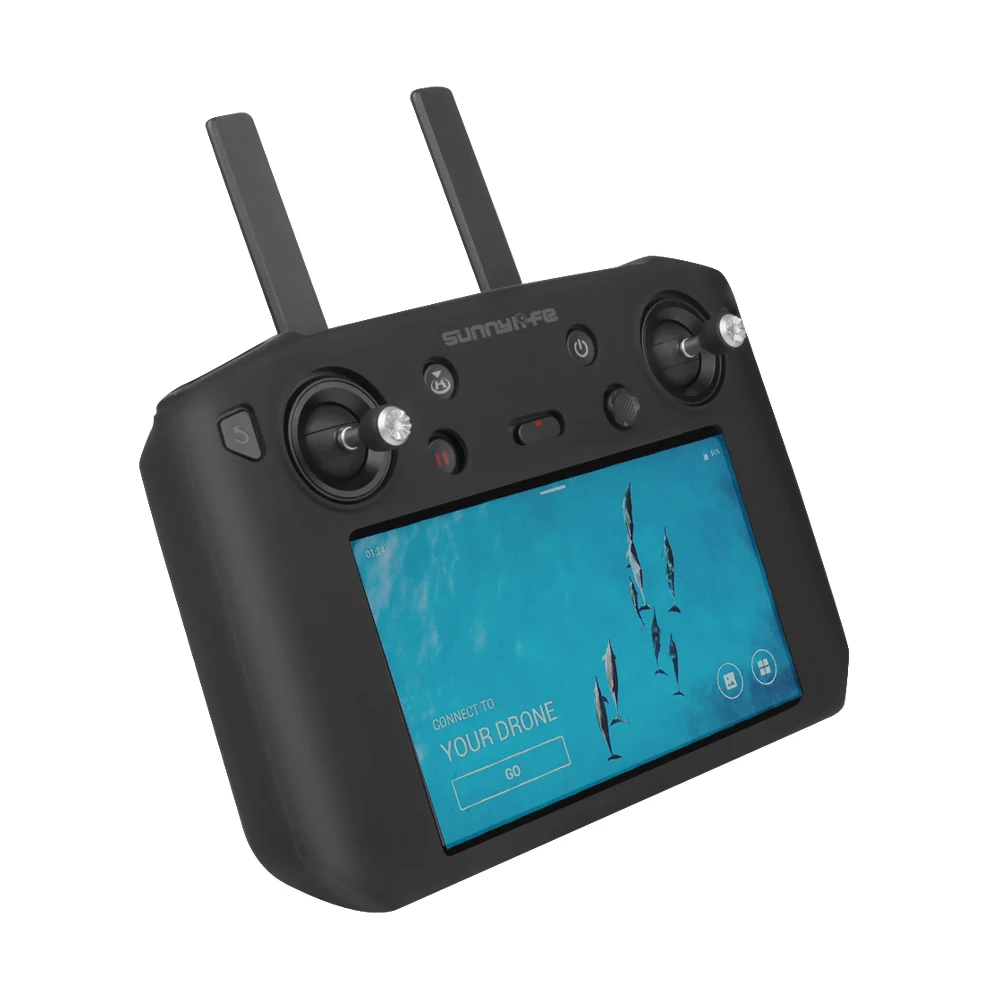 

Air 2s Smart Remote Control With Screen Silicone Protection Cover For Dji Mavic 2 Pro Zoom Drone Transmitter Accessories