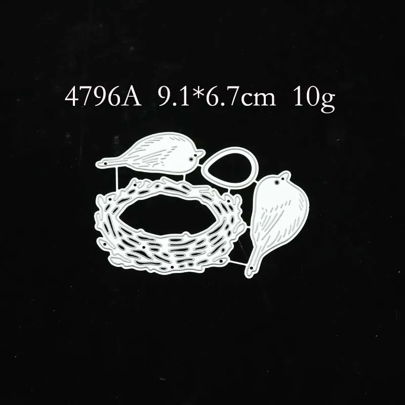 

JC New Bird Nest Hatching Egg Metal Cutting Dies for Scrapbooking Stencil Handmade DIY Card Making Mould Model Craft Decoration