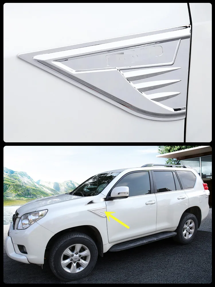 Декоративная наклейка с логотипом боковой двери для Toyota Land Cruiser Prado 150 2010 2019