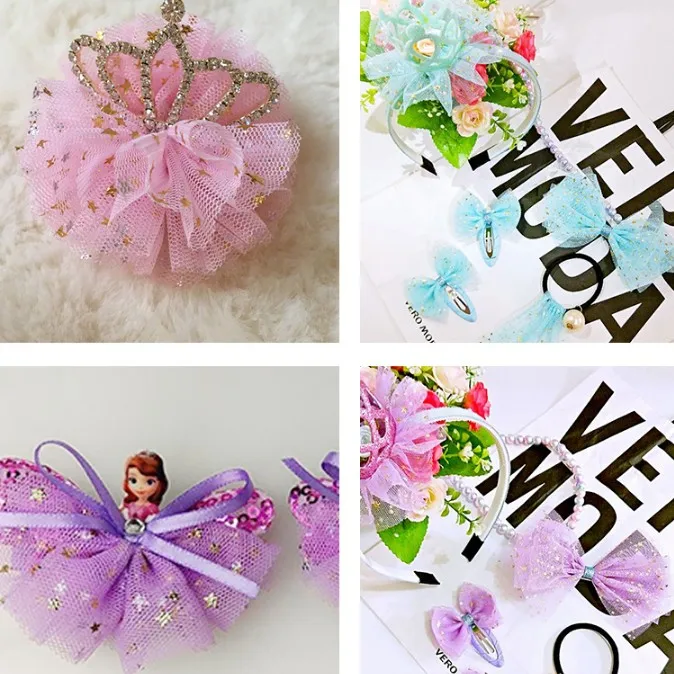 Рулон тюля с золотыми звездами 6 см * 45 м ткань сделай сам юбка-пачка на праздник