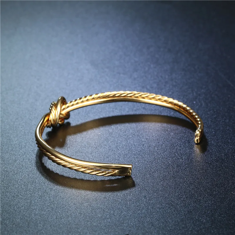 Viking браслет ювелирные изделия из Европы и минималистский стерео твист цветочный узел с контрактным Джокер отверстия для женщин