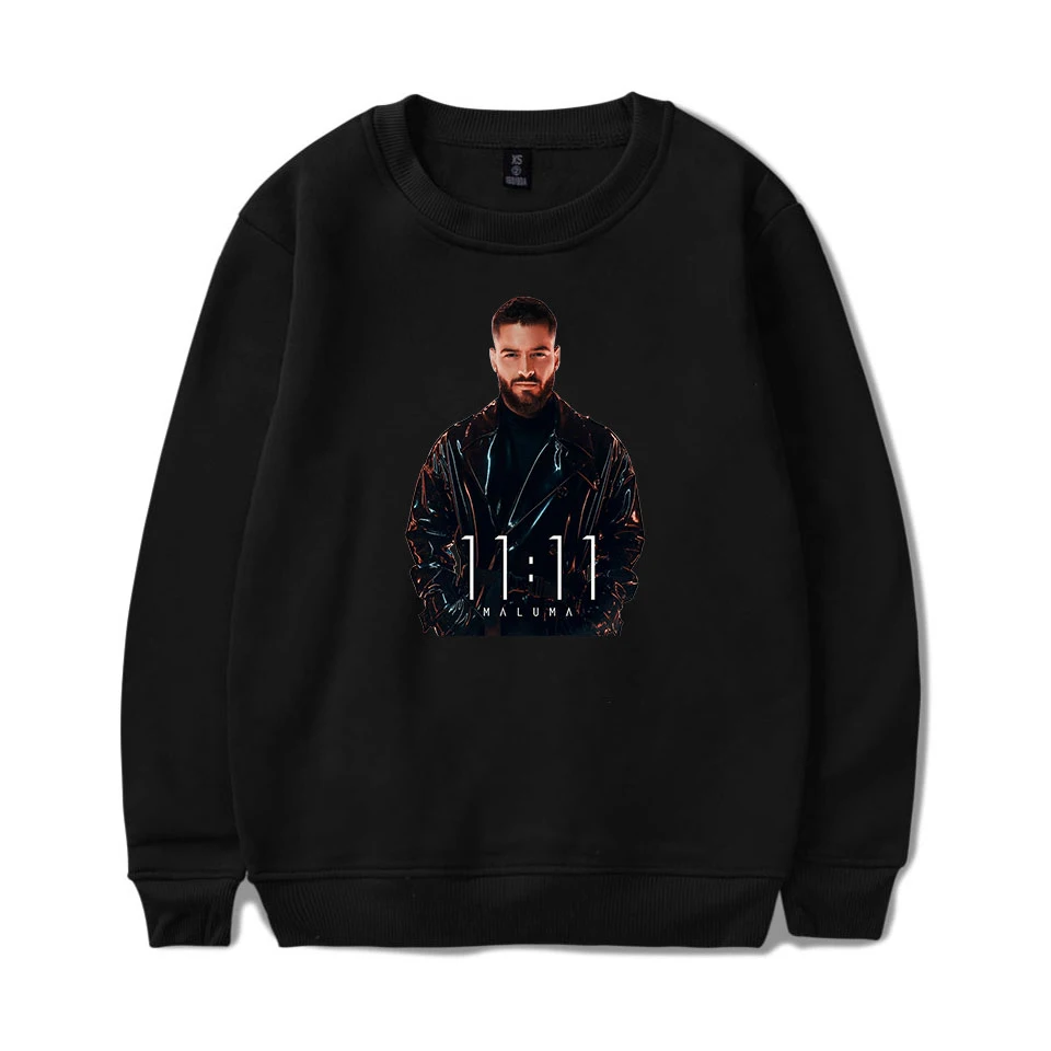 Горячая maluma монолитные толстовки для мужчин/женщин толстовки Harajuku maluma модные повседневные корейские поп осень зима
