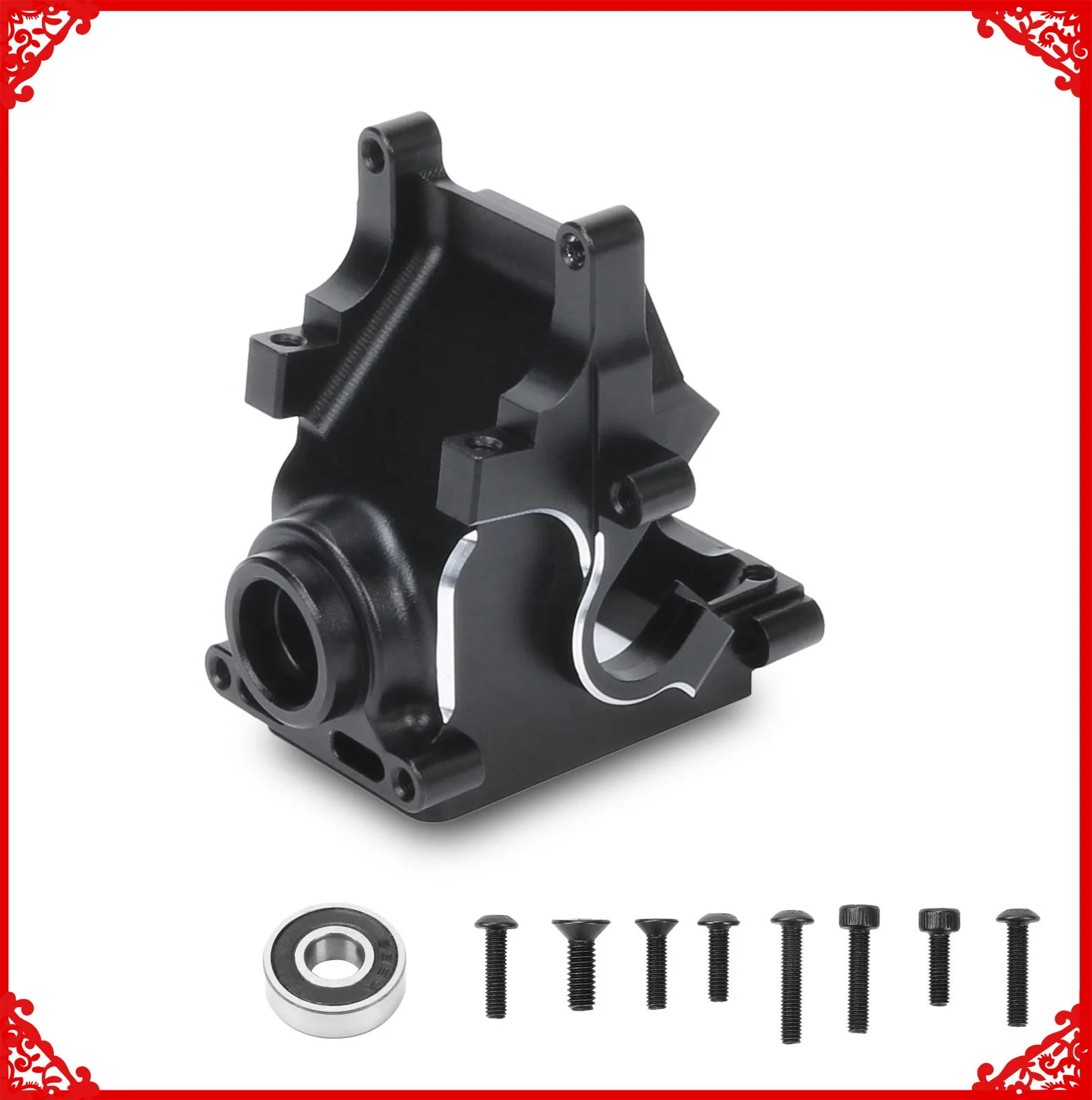 Алюминиевый передний/задний Чехол коробки передач/diff корпус для Arrma 1/7 1/8 6s Felony Infraction Mojave безграничный Typhon излитая часть