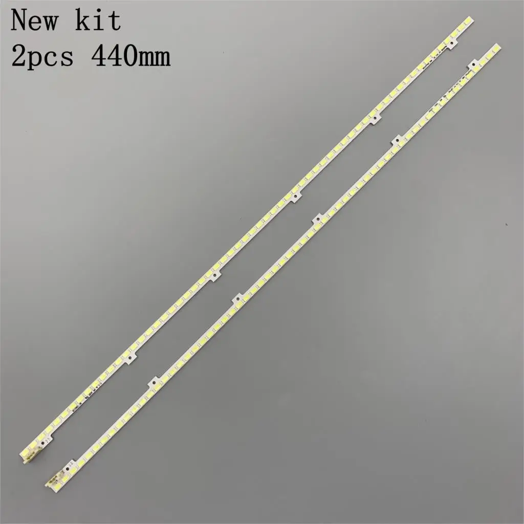 

New kit 2pcs 440mm 62LED LED strip for UA40D5000PR LTJ400HM03 BN64-01639A 2011SVS40-FHD-5K6K-Right LEFT 2011SVS40 56K H1 1CH PV