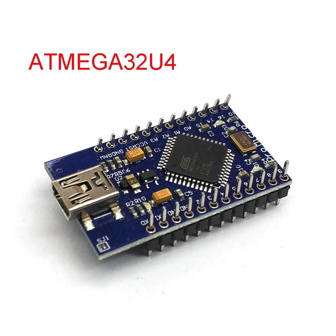 Mini USB ATmega32U4 Pro Micro 5 в 16 МГц плата модуль/Leonardo ATMega 32U4 контроллер reзамена для
