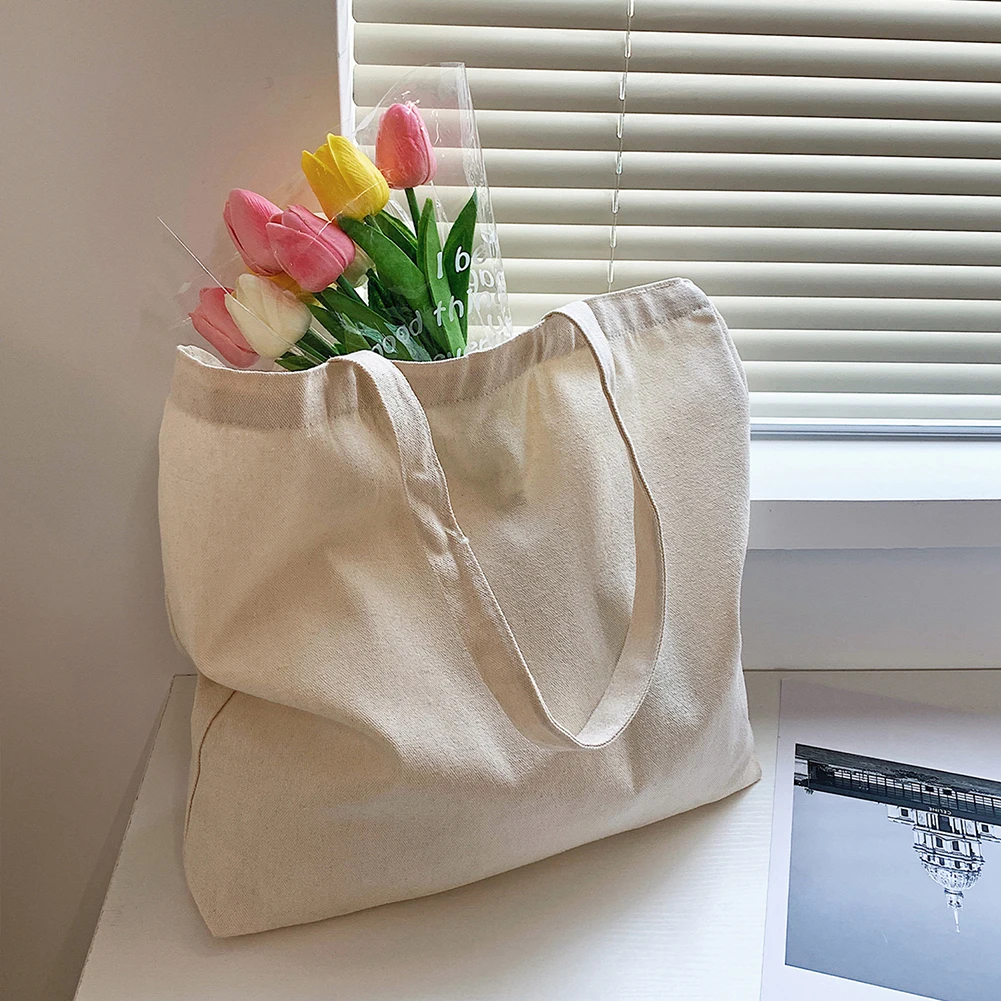 

Сумка холщовая Женская, Роскошный дизайнерский однотонный саквояж на плечо для покупок, модная повседневная вместительная сумочка-тоут