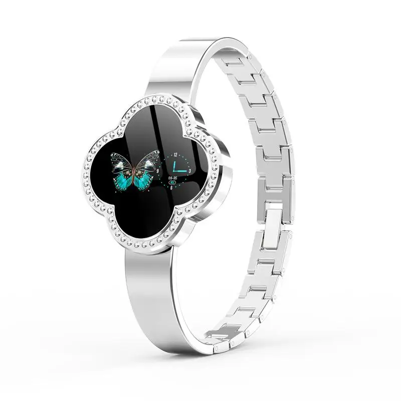 feooe women smart watch heart rate monitor fitness tracker wristband for android ios ladies wearable devices dy free global shipping