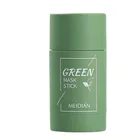 Маска с зеленым чаем, твердая маска для лица, Стик, контроль жирности, увлажняющая Очищающая маска, глубокое очищение, восстановление пор
