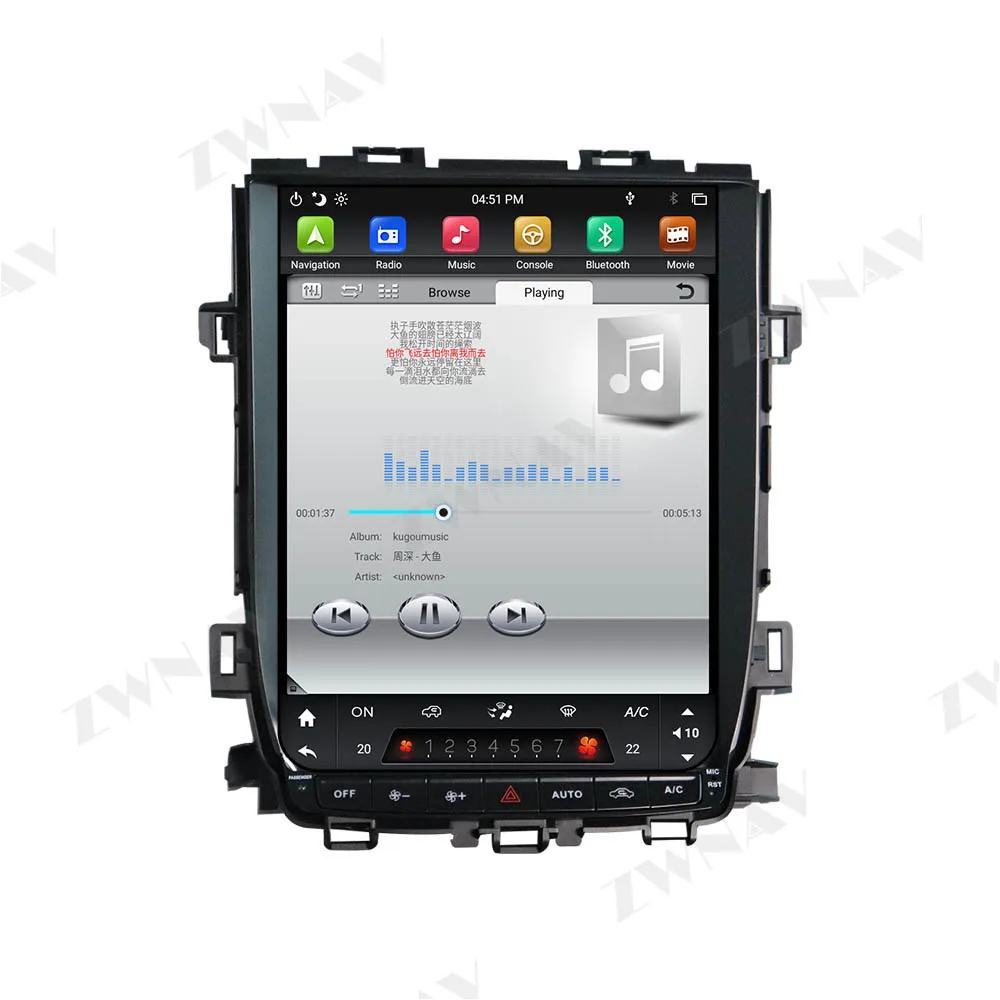 

Tesla screen Android 9 Car Multimedia Player For Toyota Alphard 2008-2015 GPS Navigation Auto video audio radio stereo head unit