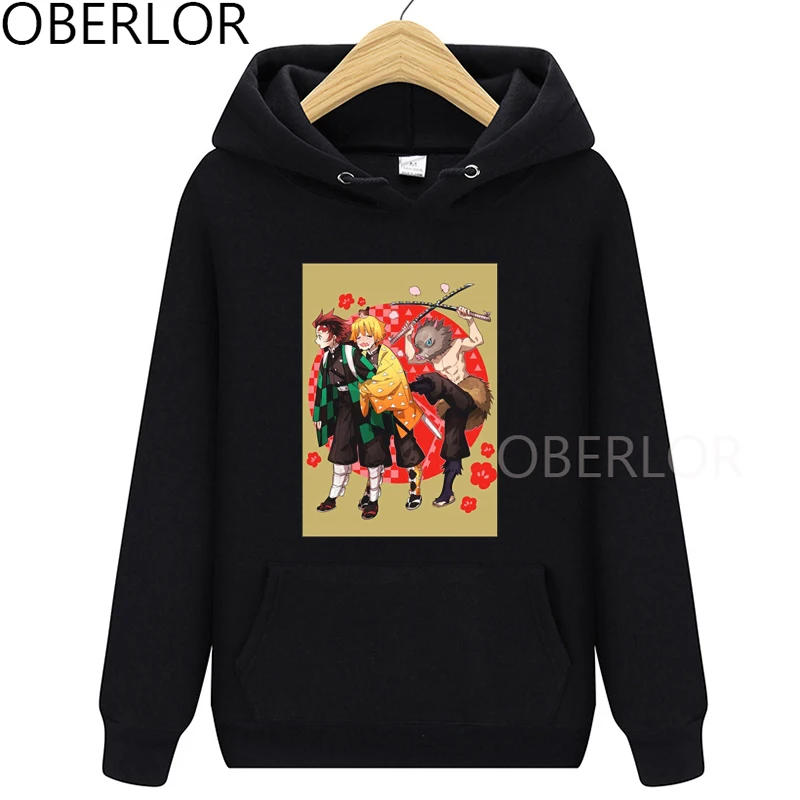 

Kimetsu No Yaiba Male Anime Hoodies Men's Autumn New Hoodies Men Tops Sweatshirts Plus Size Tops Sweater