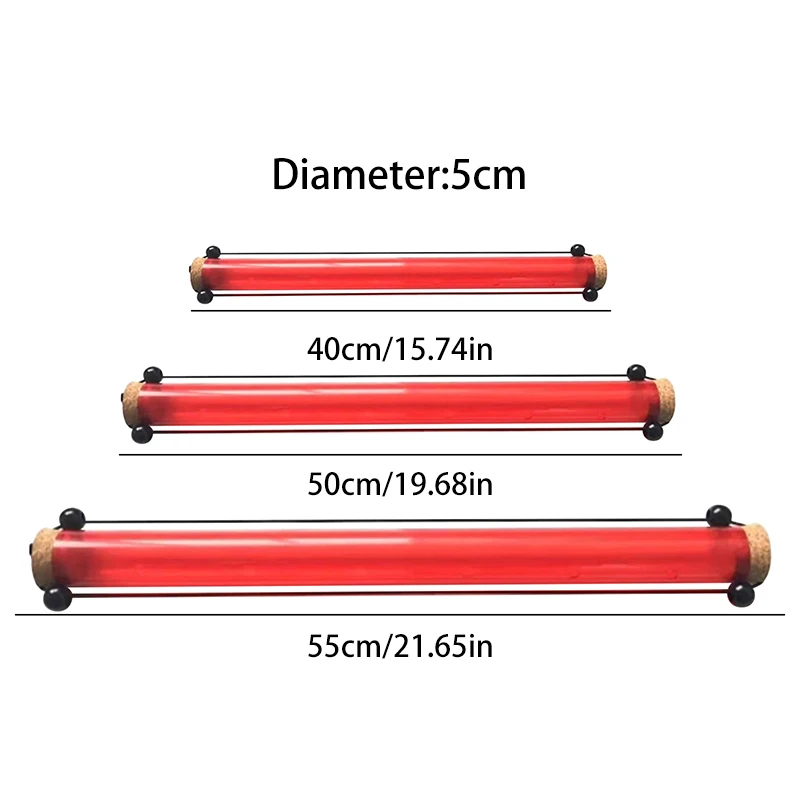 

40/50/55cm Transparent Pipe Hanging Hummingbird Feeder Smooth Outdoors Birdhouse Hole Tray Easy Install