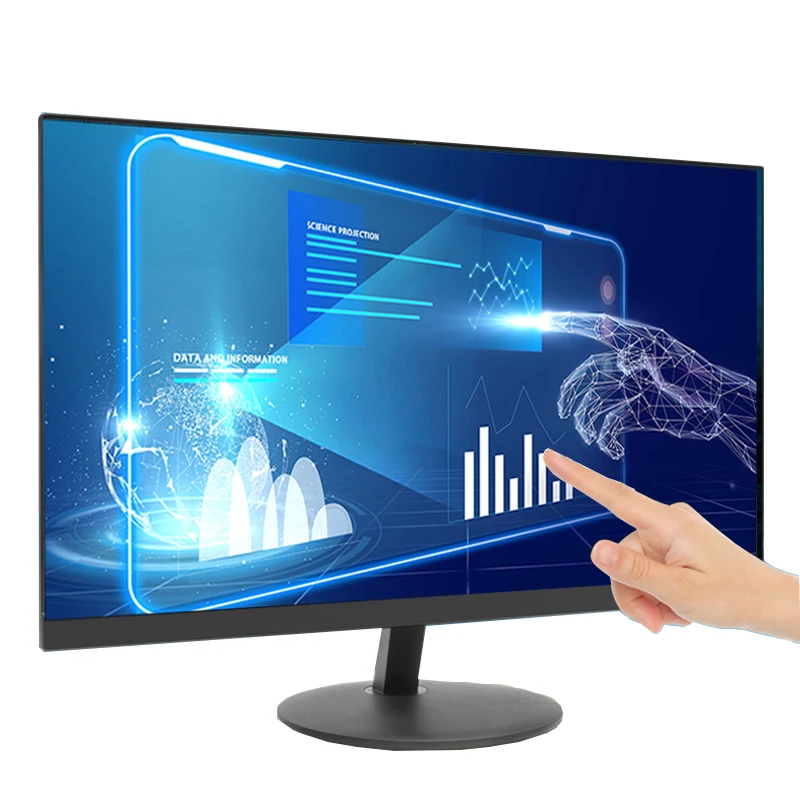 Мониторы IPS с сенсорным ЖК-экраном игровые HD HDMI компьютерные мониторы 24 дюйма для