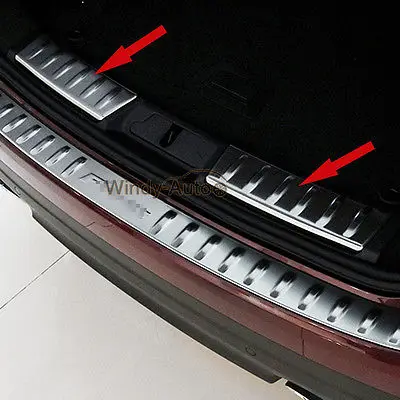 

Fit For Jaguar F-pace 2016 2017 2018 Stainless Car Rear Bumper Sill Plate Cover