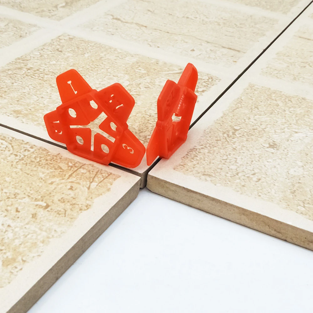 

50pcs Gap Tile Leveling System Locator Cross Tile Floor Construction Tools Removable Wall Ceramic Gap Locator Construction Tools