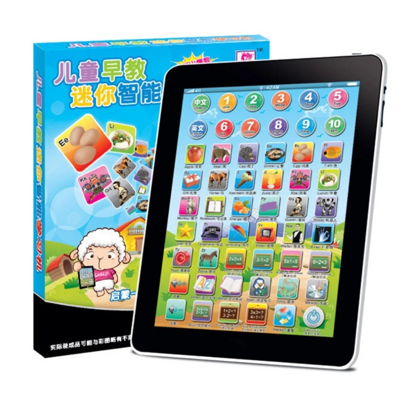 

Планшет для раннего развития детей, обучающий английский язык, развивающий электронный планшет, игрушка в подарок