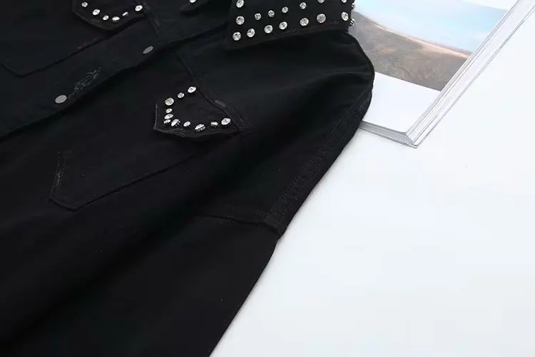 Модные новые TB80 19114 Европейская и американская мода Pin джинсы с бусинами