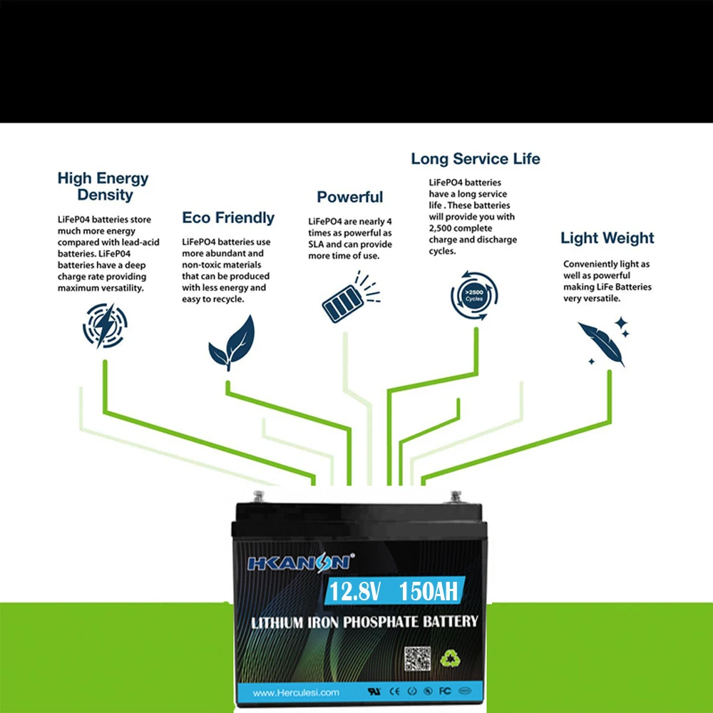 МА/ч. аккумулятор литий ионный 12V 150Ah железо Батарея пакет lifepo4 12 8 v 1kwh хранения