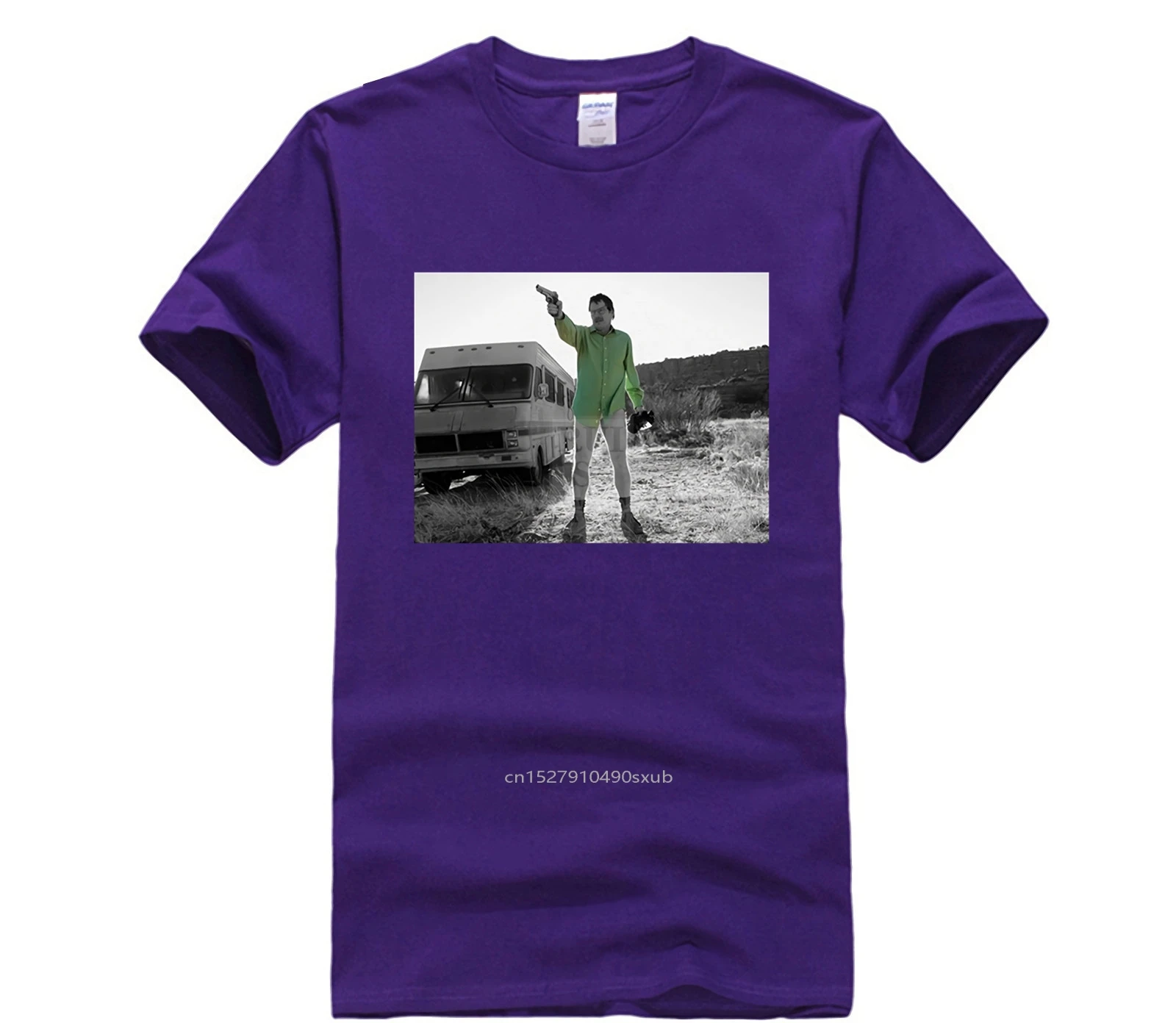 

2020 Summer Fashion Hot Breaking Bad T Shirt Walter White Duotone Official Mens White Tee shirt