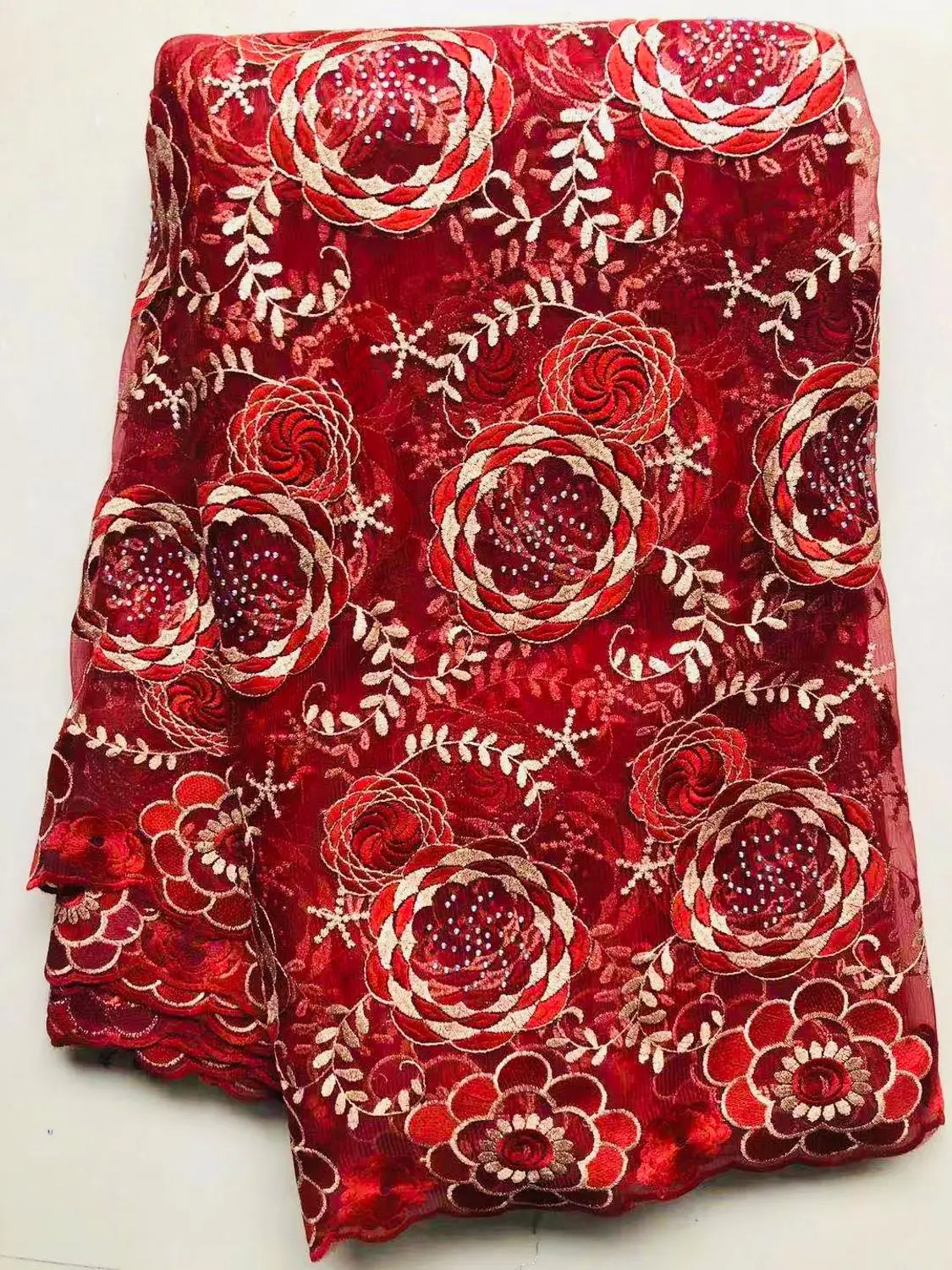 

African Lace Fabric 2020 High Quality Nigerian Lace Material French Tulle Net Swiss Embroidery Manufacturer XSMA261