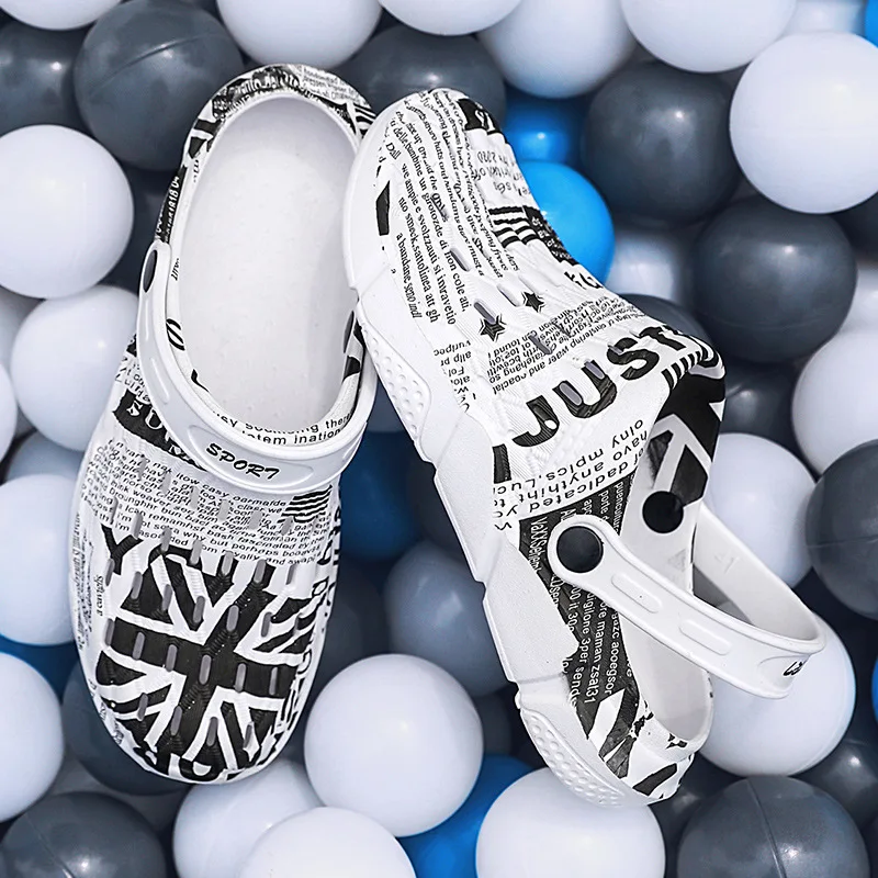 Upupper/летние мужские сандалии Уличная Нескользящая пляжная обувь для пар Дышащая