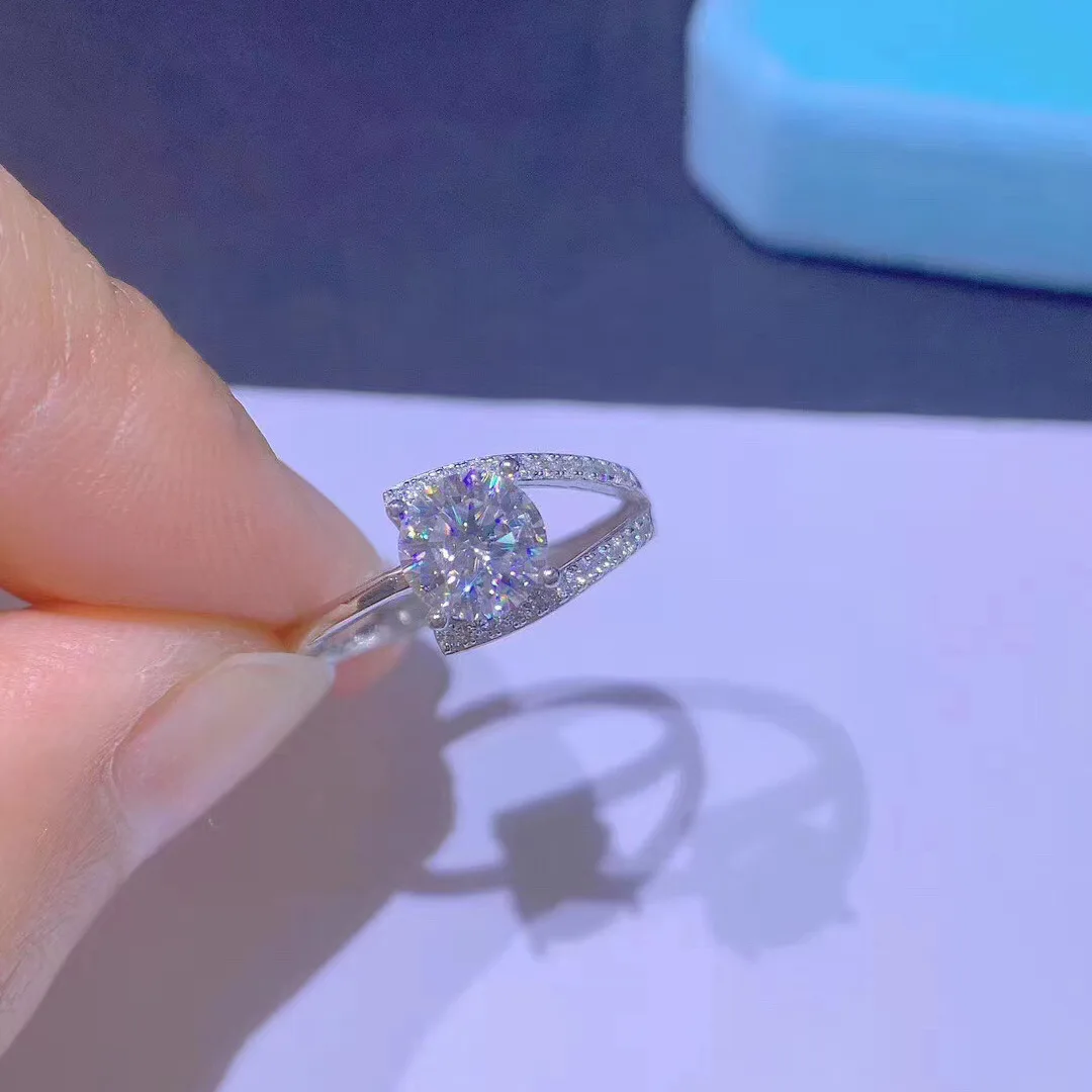 

DIWENFU Sterling Silver Rings Natural Zircon Gemstone Jewelry for Women Wedding Bands Silver Jewelry Engagement Anillos De Rings