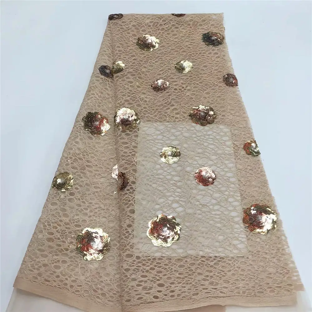 Черная фототкань 2020 Последняя французская кружевная ткань Высококачественная