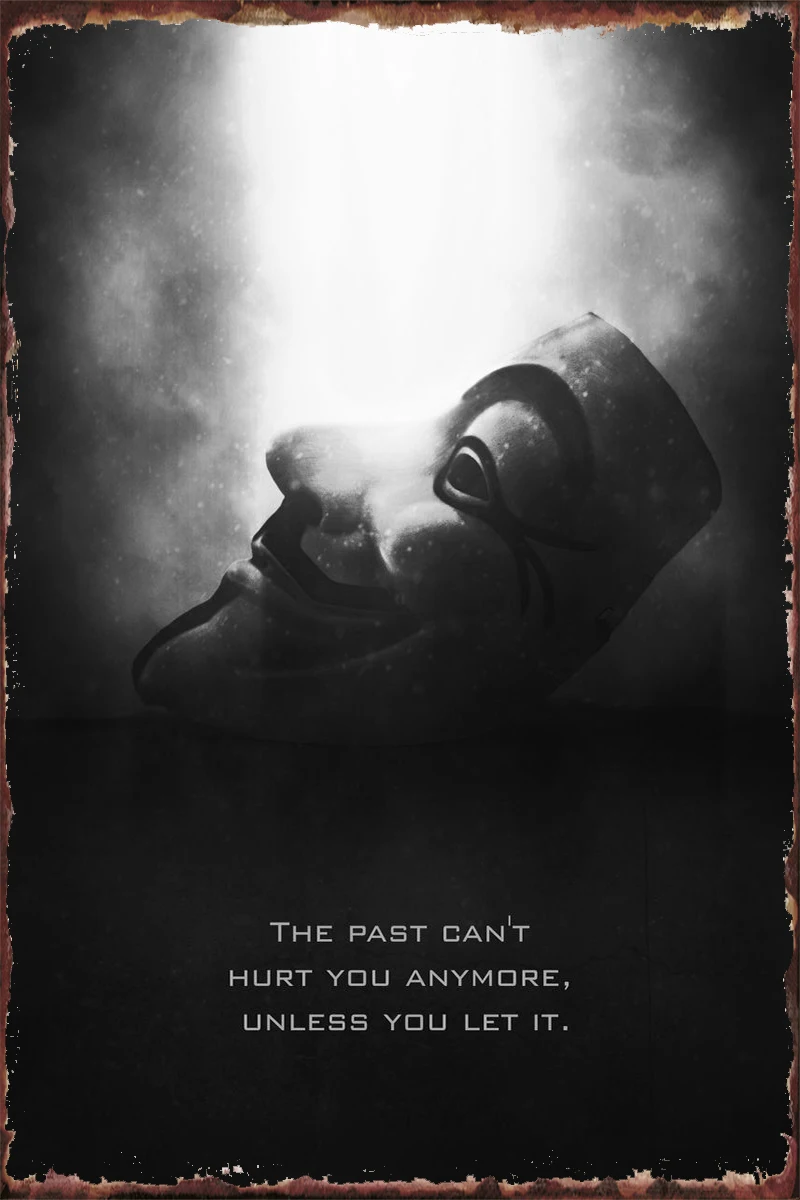 

V для Вендетта, металлический знак, Жестяная Табличка, оловянные таблички, декор для стен, декор для комнаты, ретро, винтажное искусство, кафе...