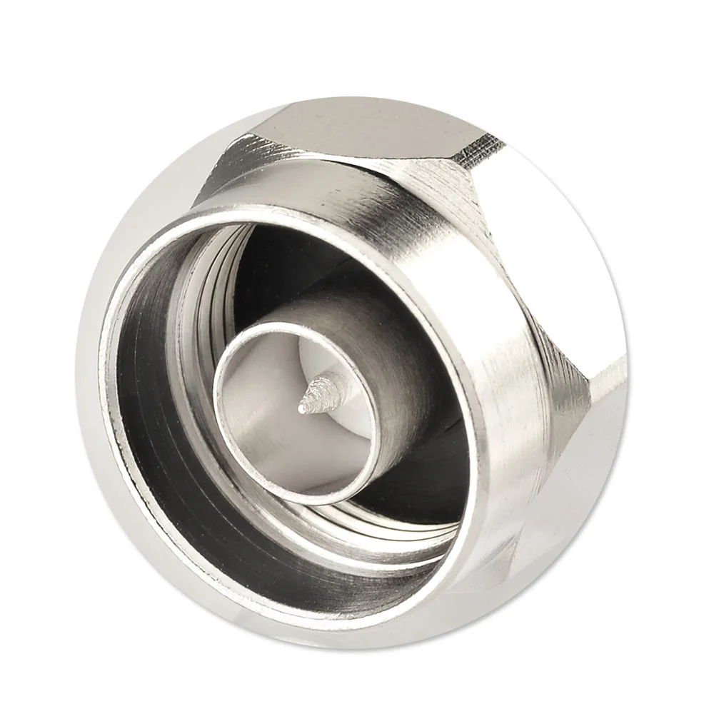 2 шт. коаксиальный радиочастотный Соединитель с прямым штекером обжимной