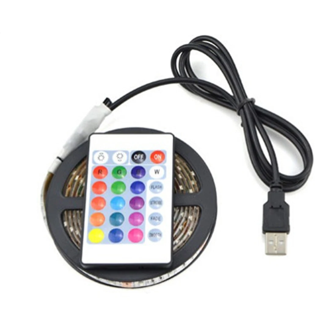 LED Strip Light 2835SMD USB Flexible Lamp Tape Ribbon RGB 0.5M/ 1M/ 2M TV Desktop Screen BackLight Diode | Лампы и освещение