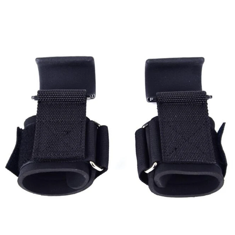 Пара крючков для тяжелой атлетики тяжелый наручный ремень гимнастический захват