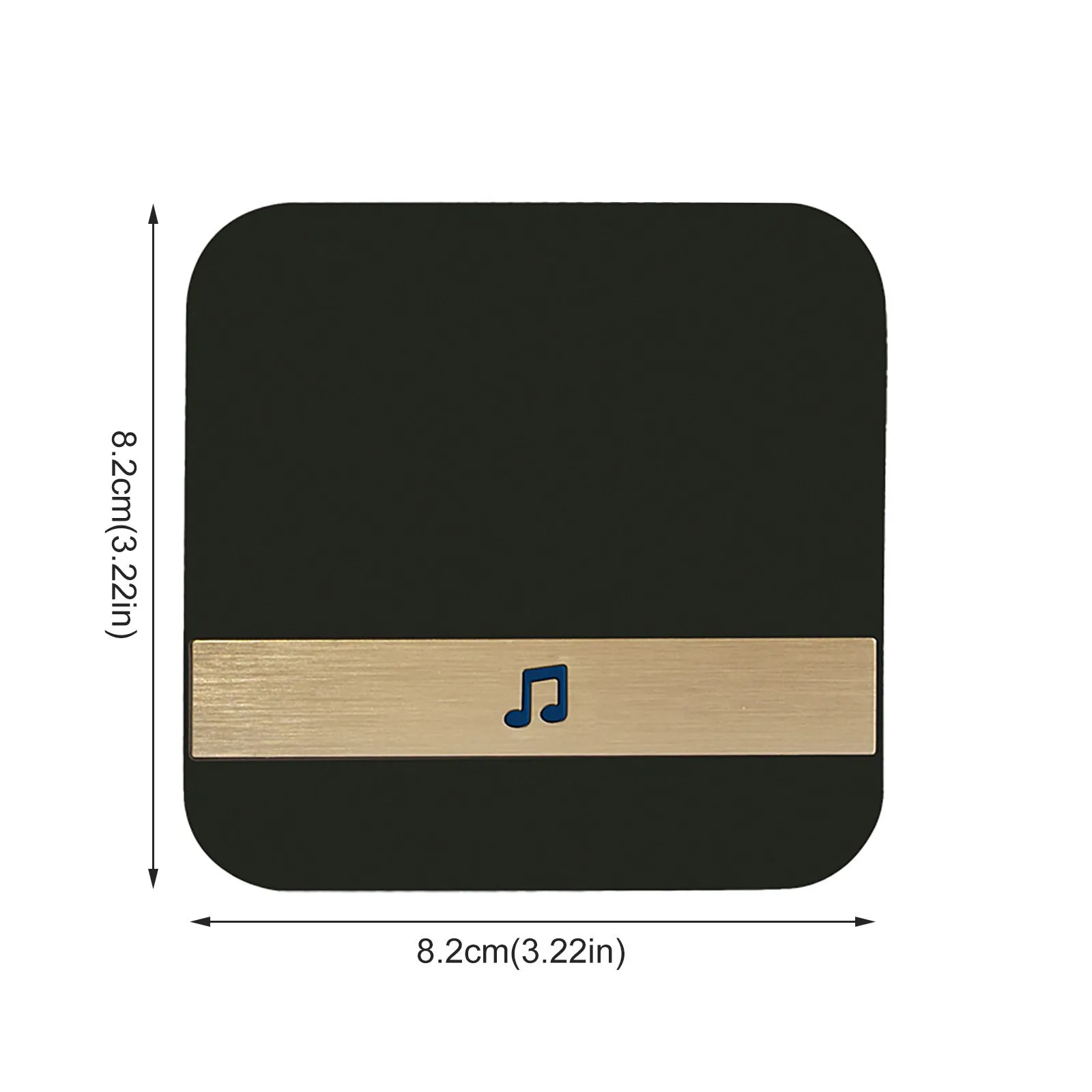 

Home Security Welcome Wireless Visual Smart Doorbell Indoor Dingdong Machine Open Door Plug-in Chime Waterproof Touch Button