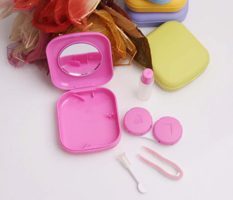 

Mini contact lens box portable eyewear accessories Glass Case