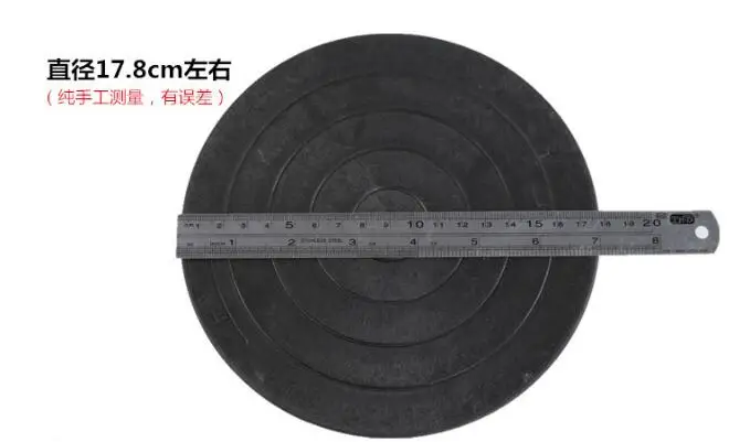 diameter 17.8cm Модель цвет вращающийся струйный стол ручной работы скульптура керамика поворотный стол Цветочная композиция Дисплей Вращение керамические колеса - Цвет: diameter 17.8cm