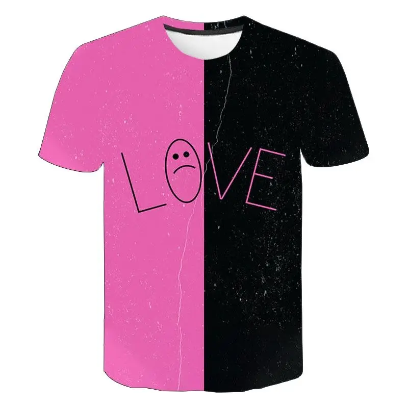 Футболка с 3D-принтом для мужчин и женщин модная повседневная Уличная одежда