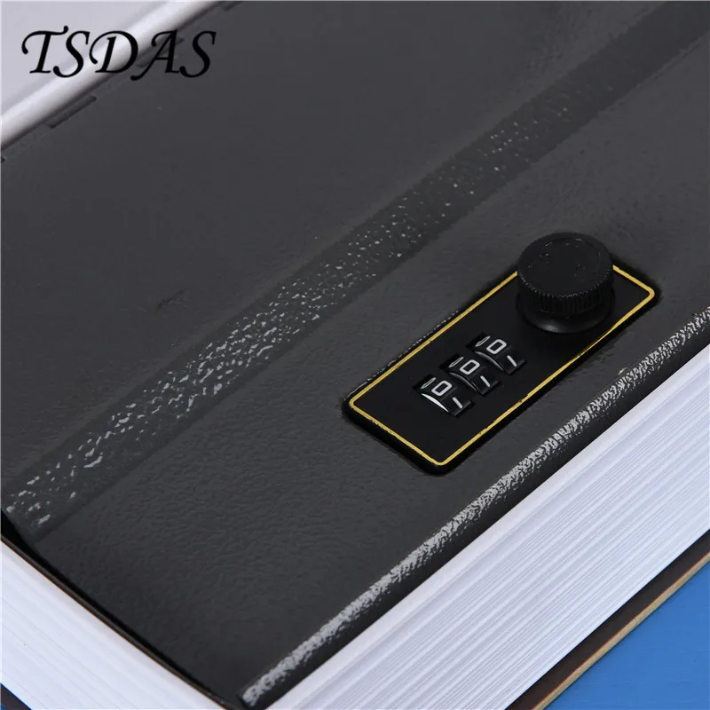 Бесплатная доставка 1 шт. стальная копия секретной книги сейф для денег коробка