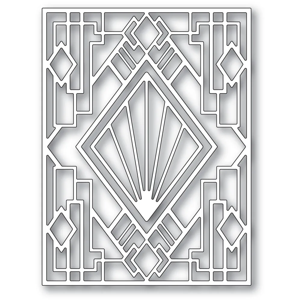 

2021 Arrival Stylized Deco Frame Metal Cutting Dies Emboss and Create Scrapbook Diary Decoration Stenci Handmade Greeting Card