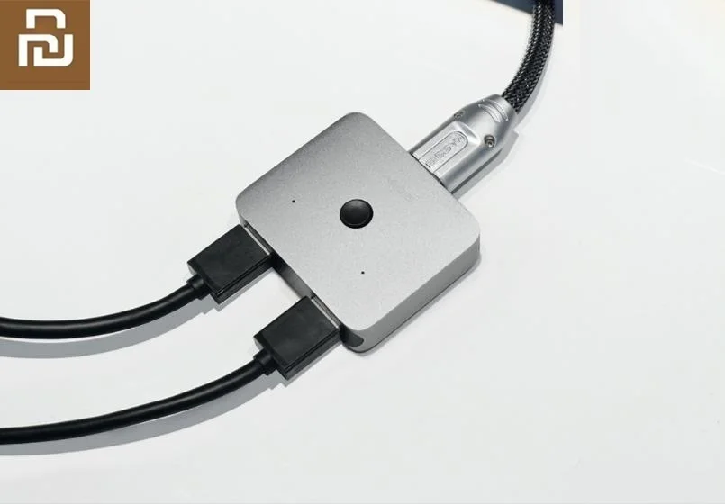 Двухсторонний коммутатор распределения Youpin совместимый с HDMI поддерживает 4K HD