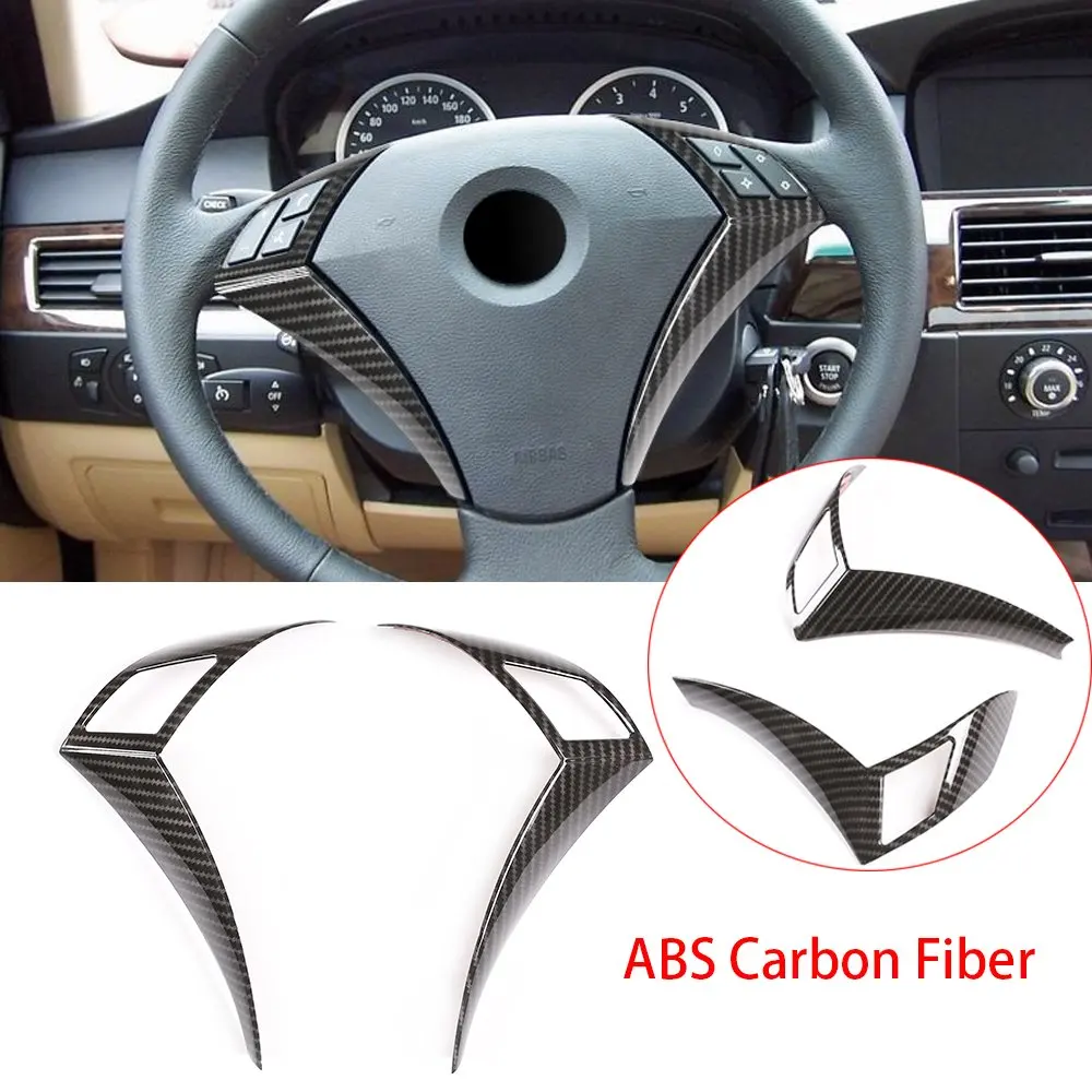 

ABS Автомобильная накладка на Руль Подходит для BMW 5 серии E60 E61 2003-2010