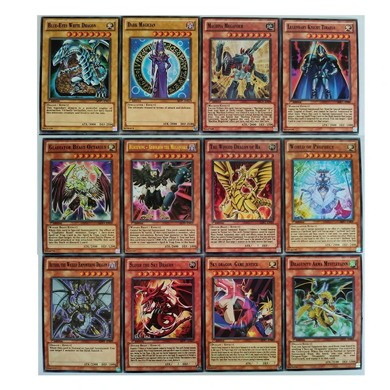 Карты Yugioh 216 шт. английская версия коллекционные флеш-карты усилитель аниме Yu Gi Oh
