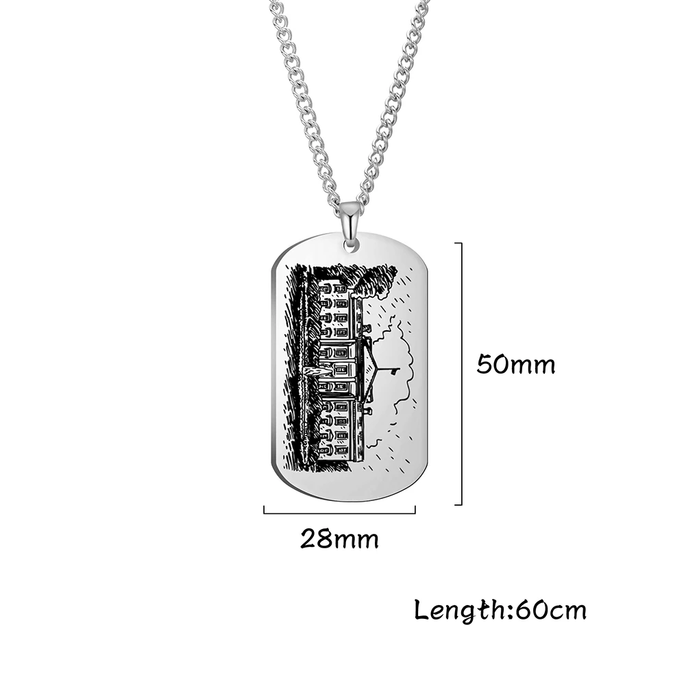 Fishhook Белый дом мощность США Америка голос Розовое золото Цвет Нержавеющая сталь