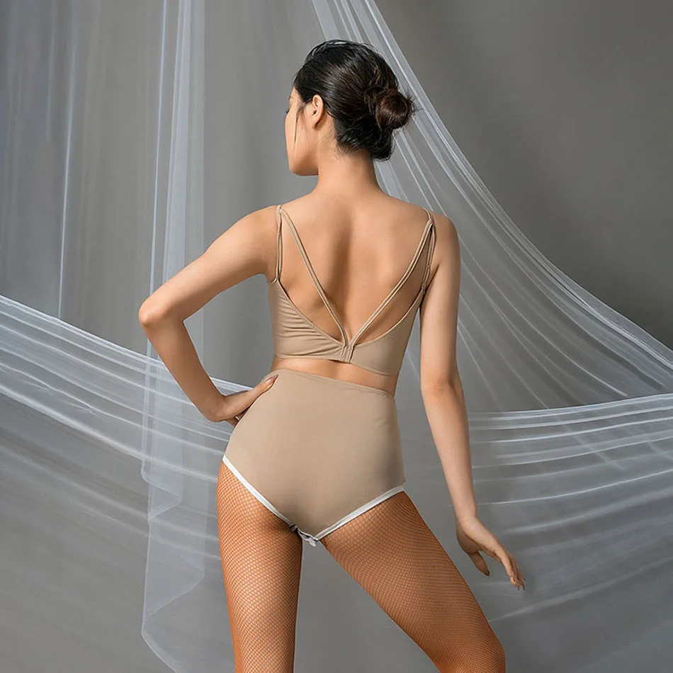 Платье для латиноамериканских танцев Женский Топ в полоску с открытыми плечами