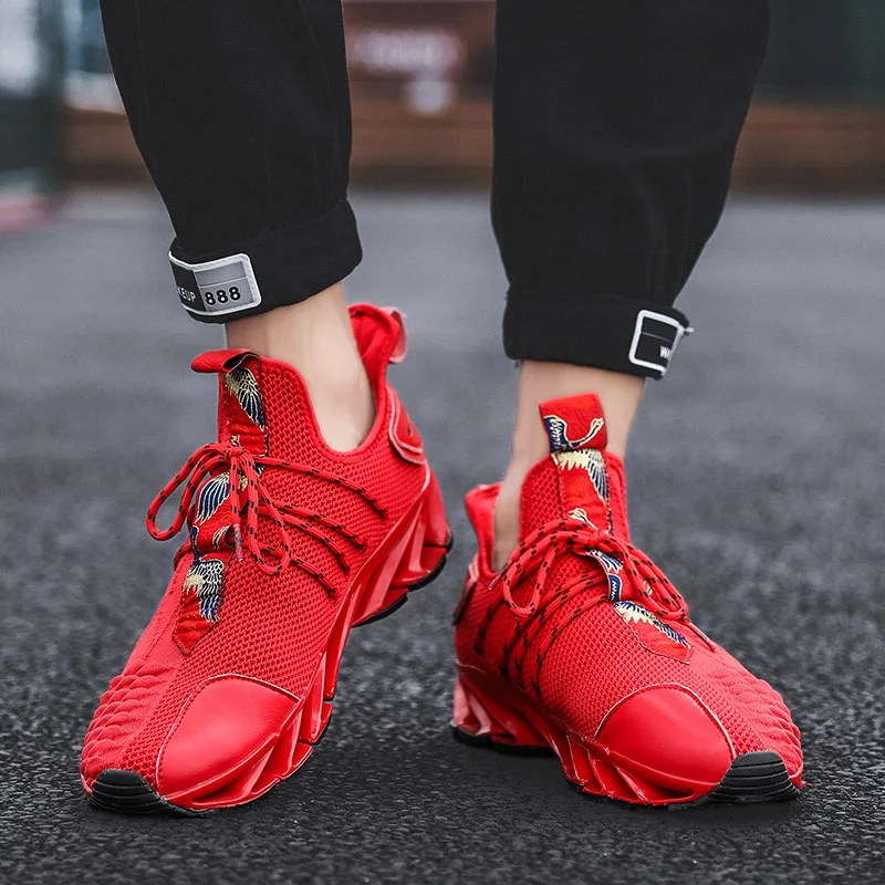 Achat Chaussures De Course En Maille Pour Hommes, Technologie De Broderie à La Main, Semelle D'entraînement, Fitness, Max, Marque, Design, Baskets De Sport