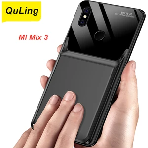 quling 10000 mah for xiaomi mi mix 3 battery case battery charger bank power case for xiaomi mi mix 3 battery case free global shipping