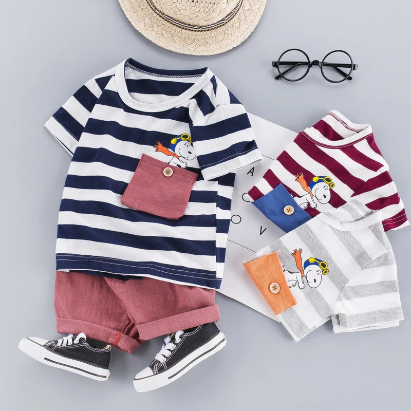 Комплект одежды из 2 предметов для новорожденных мальчиков ясельного возраста