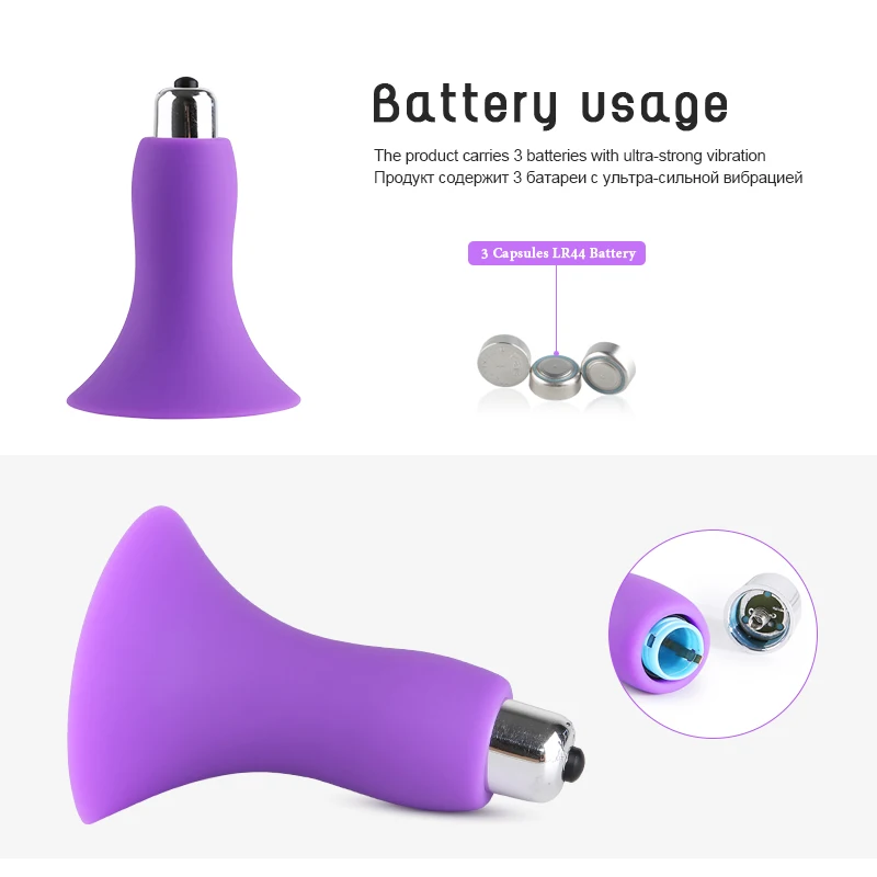 Женский Вагина Клитор Вибратор соска массажер Вибрирующая щетка стимуляция