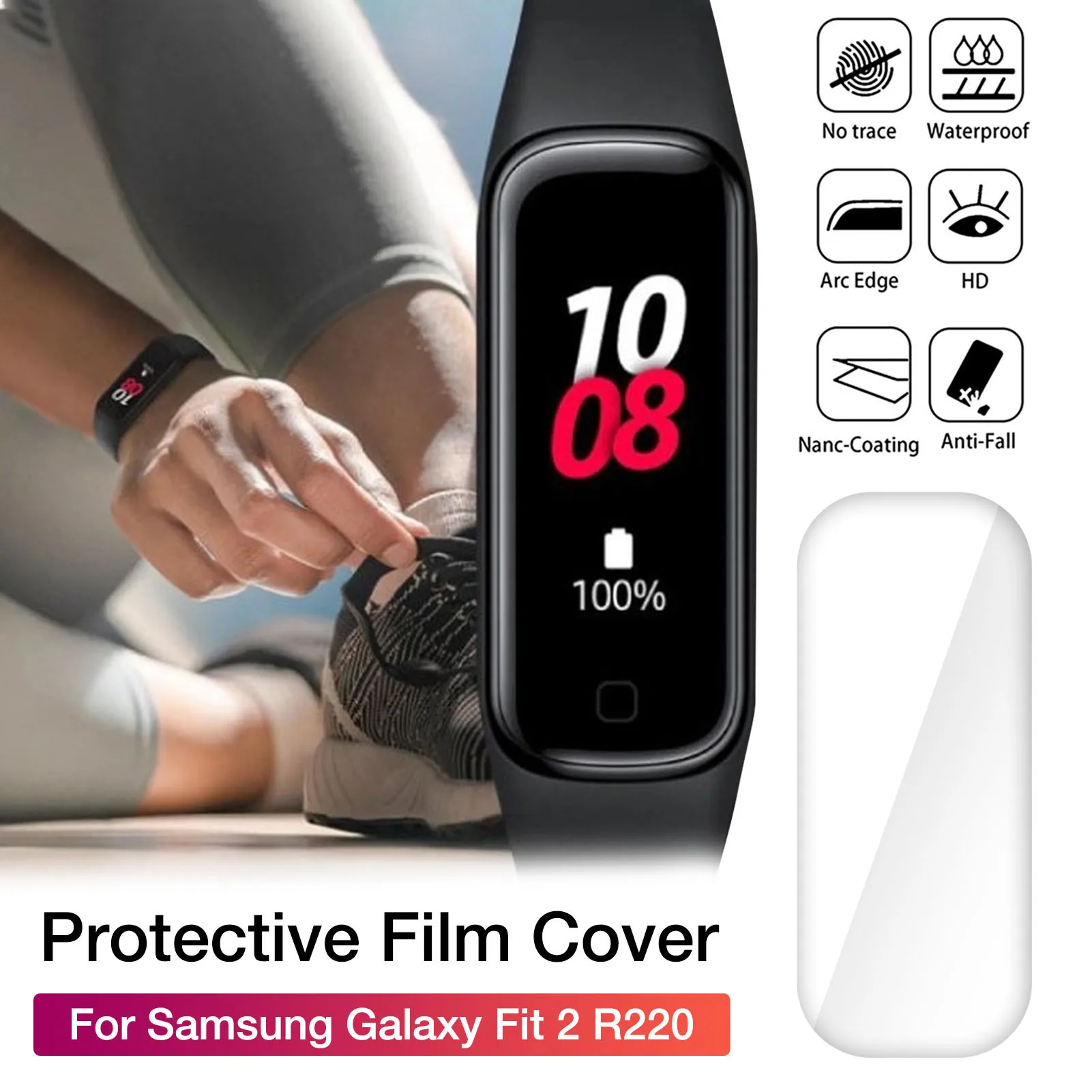 Защитная пленка для Samsung Galaxy Fit 2 SM R220 5/10 шт TPU прозрачный смарт браслет Fit2