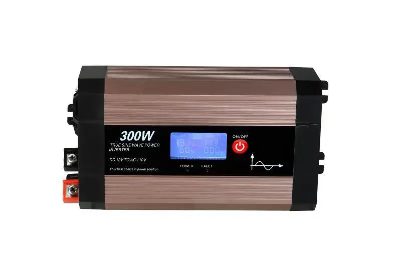 300W Pure Sine Wave Power Inverter with LCD Screen 12V DC to 110V/230V AC Car Dual USB Ports Charging Adapt | Обустройство дома