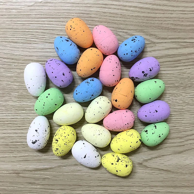 

Счастливые пасхальные украшения, 3x2 см, 30 шт.