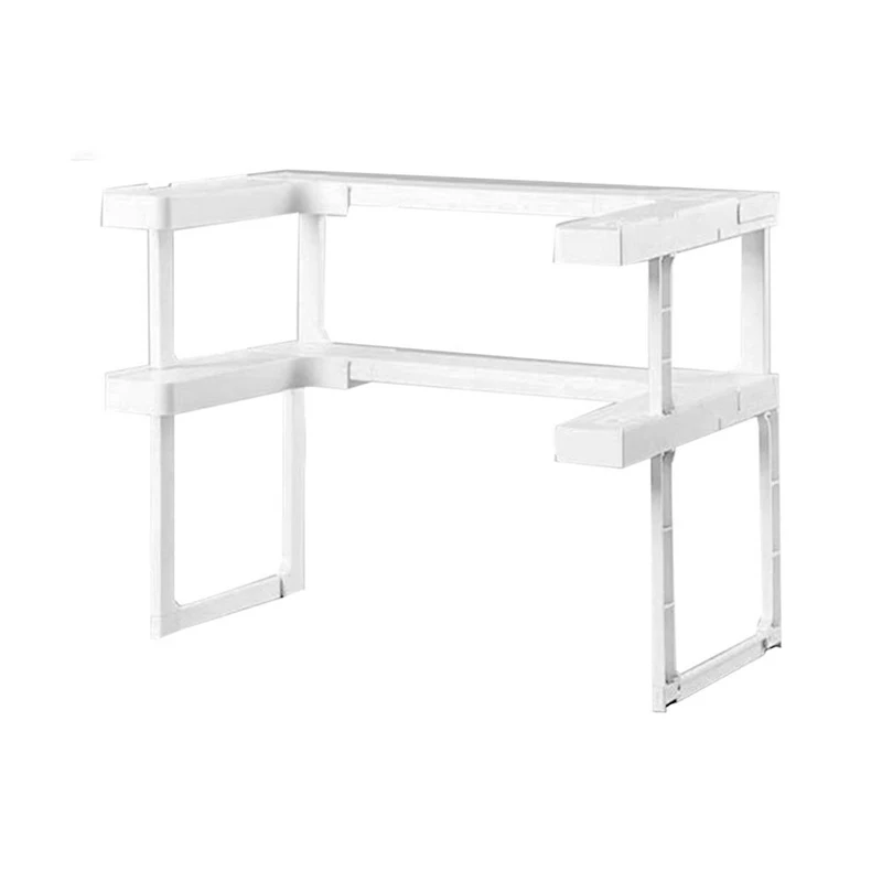 Многофункциональное кухонное устройство двухпалубное колесо полка для хранения